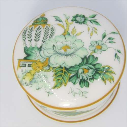 Crown Staffordshire Kowloon trinket holder with lid