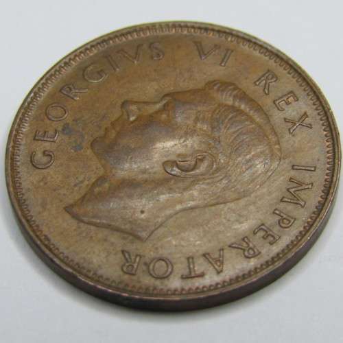 1946 SA Union Half Penny - AU+