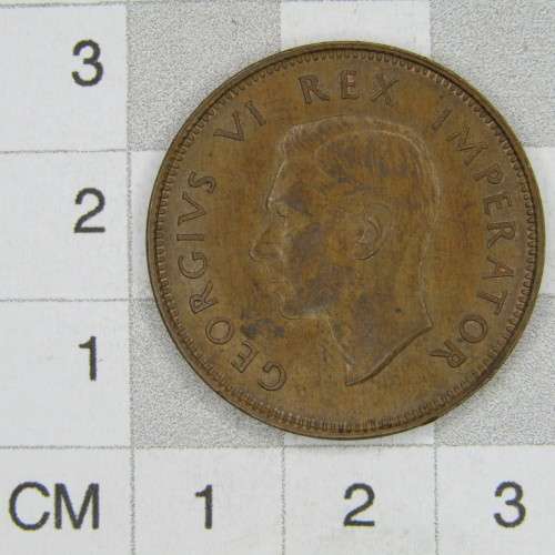 1946 SA Union Half Penny - AU+