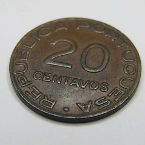 1936 Mozambique 20 Centavos - XF