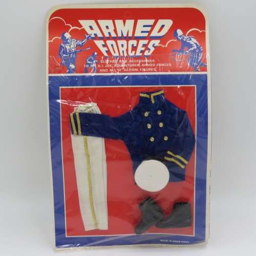 Vintage Armed Forces action figure clothing set - 12 inch figurines like GI Joe