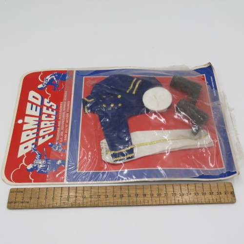 Vintage Armed Forces action figure clothing set - 12 inch figurines like GI Joe
