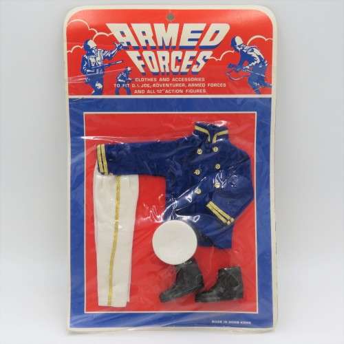 Vintage Armed Forces action figure clothing set - 12 inch figurines like GI Joe