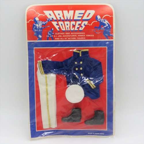 Vintage Armed Forces action figure clothing set - 12 inch figurines like GI Joe