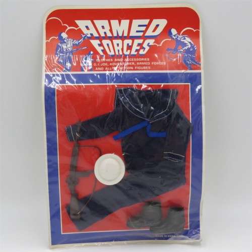 Vintage Armed Forces action figure clothing set - 12 inch figurines like GI Joe