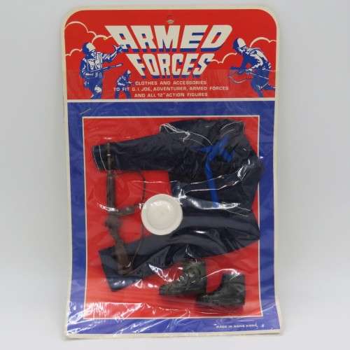 Vintage Armed Forces action figure clothing set - 12 inch figurines like GI Joe