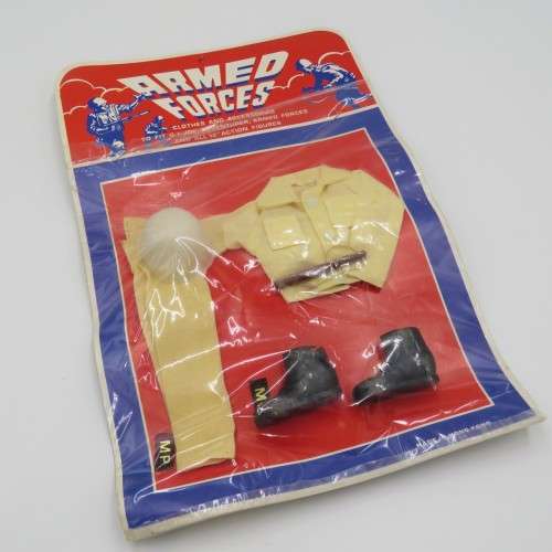 Vintage Armed Forces action figure clothing set - 12 inch figurines like GI Joe