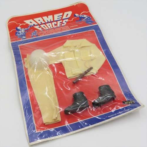 Vintage Armed Forces action figure clothing set - 12 inch figurines like GI Joe