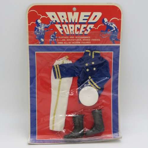 Vintage Armed Forces action figure clothing set - 12 inch figurines like GI Joe