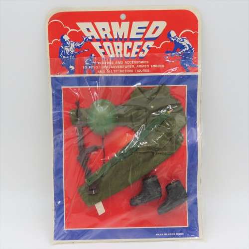 Vintage Armed Forces clothes and accessories for all 12 inch figurines like G.I Joe
