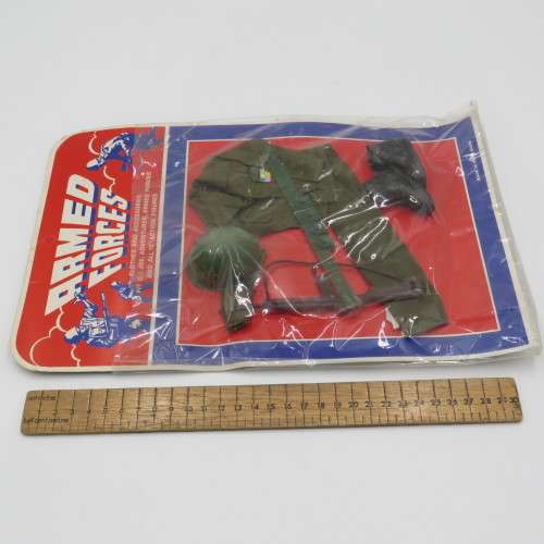 Vintage Armed Forces action figure clothing set - 12 Inch figurines like GI Joe