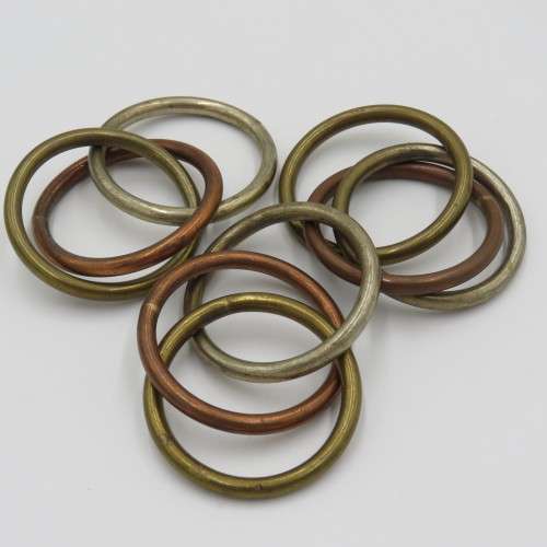 Set of 6 Russian wedding ring napkin ring set