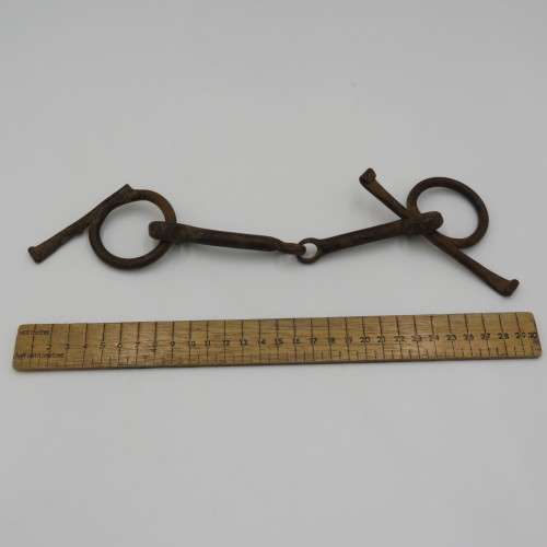 Boer War Victorian Mounted Infantry Officer`s horse bit with other pieces