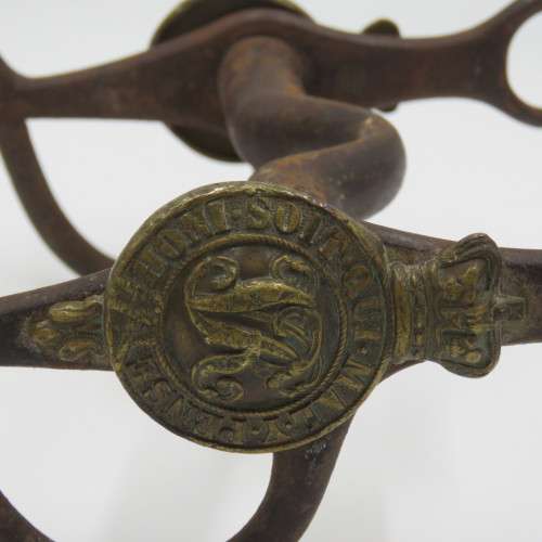 Boer War Victorian Mounted Infantry Officer`s horse bit with other pieces