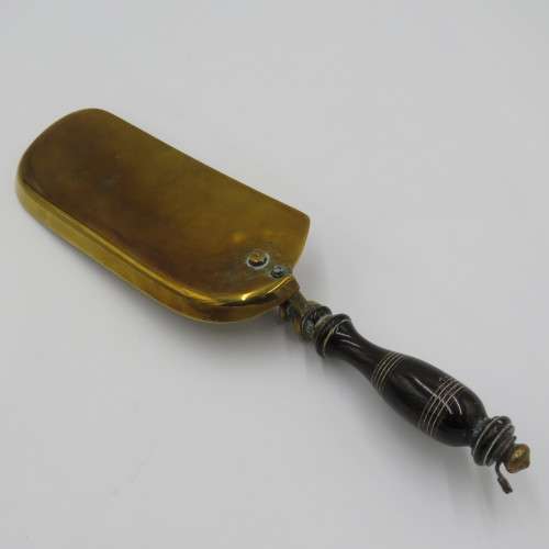 Antique brass and wood silent batter
