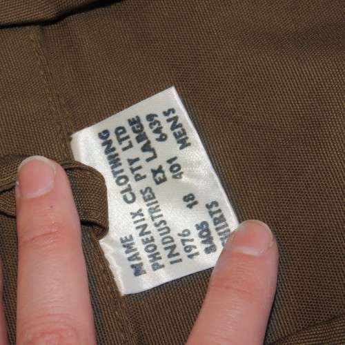 SADF Nutria long sleeve shirt - Size XL - Sizes below