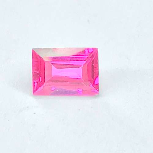 Synthetic Ruby claret red round Stone 1.65 carat  - @R1 start