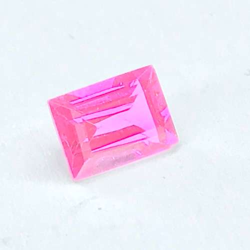 Synthetic Ruby claret red round Stone 1.65 carat  - @R1 start