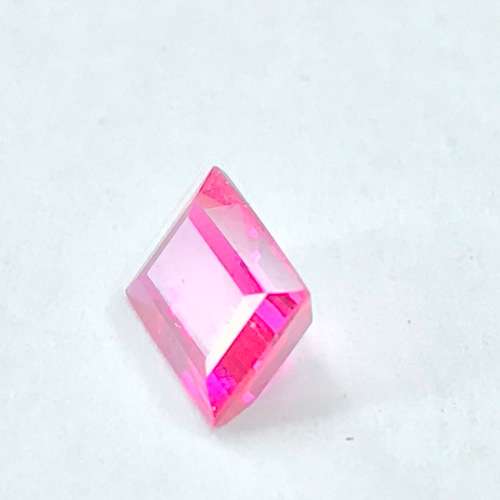 Synthetic Ruby claret red round Stone 1.65 carat  - @R1 start