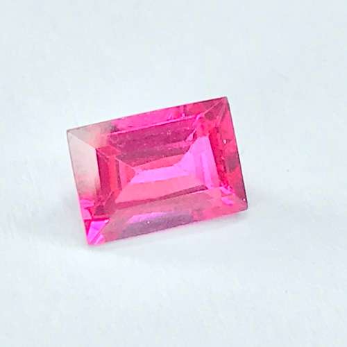 Synthetic Ruby claret red round Stone 1.65 carat  - @R1 start