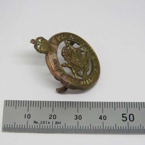South African Instructional Corps Collar badge - King`s crown - Pre 1952