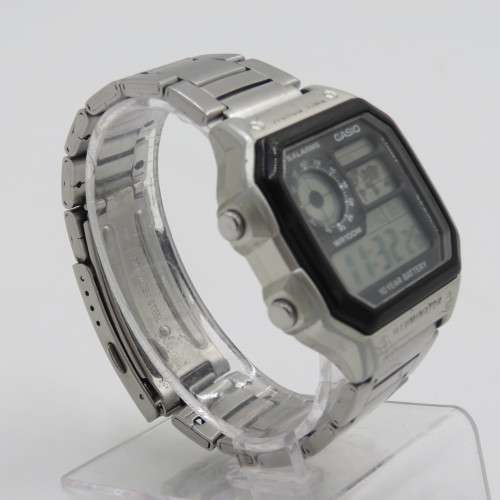 Casio Illuminator World time digital mens quartz watch - AE-1200WH