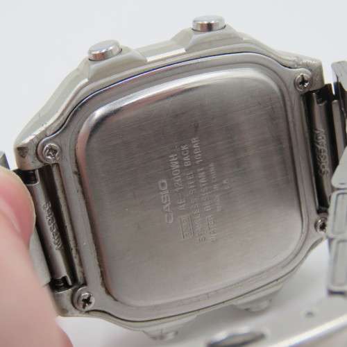 Casio Illuminator World time digital mens quartz watch - AE-1200WH