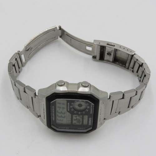 Casio Illuminator World time digital mens quartz watch - AE-1200WH