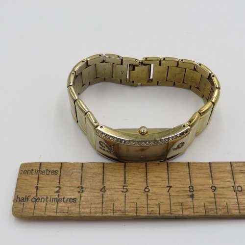 Tempo Gold coloured ladies watch - Working