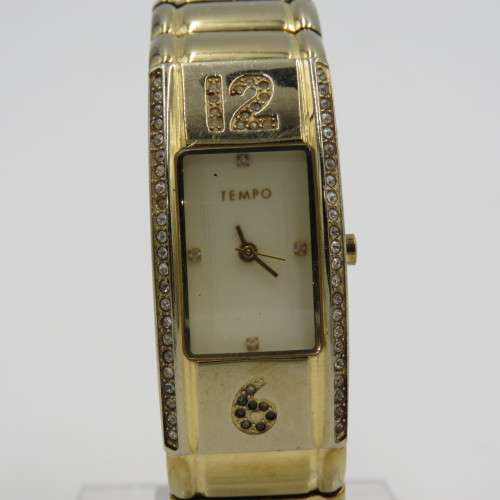 Tempo Gold coloured ladies watch - Working