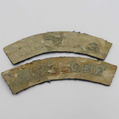 Pair of WW2 Rhodesian Air Force shoulder titles