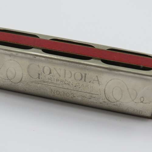 Vintage Yamaha Harmonica Gondola C-Note in box - 10 Holes No.102