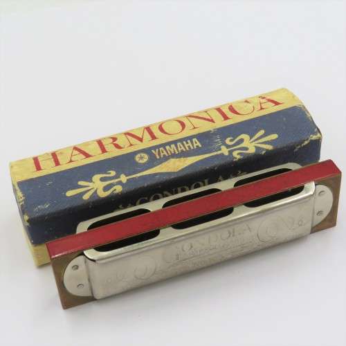 Vintage Yamaha Harmonica Gondola C-Note in box - 10 Holes No.102