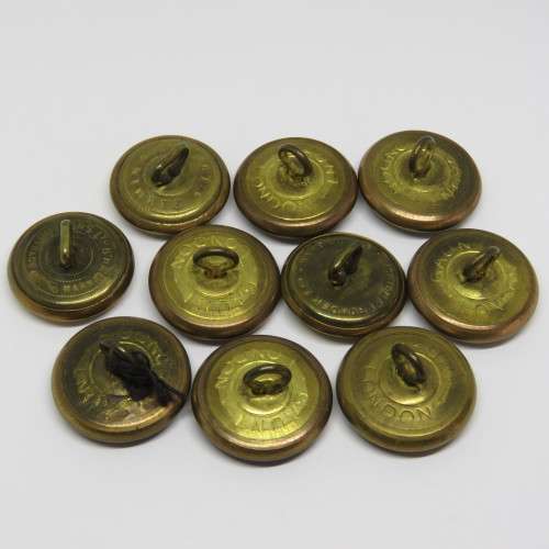 Lot of 10 Large WW2 Royal Air Force buttons