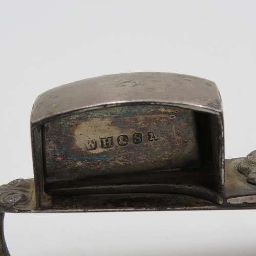 Antique William Hutton and Sons silverplated candle snuffer and wick trimmer