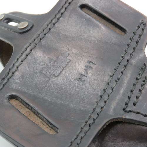 Leather gun holster for Z88 or Beretta 92 - Left hand side - No safety clip