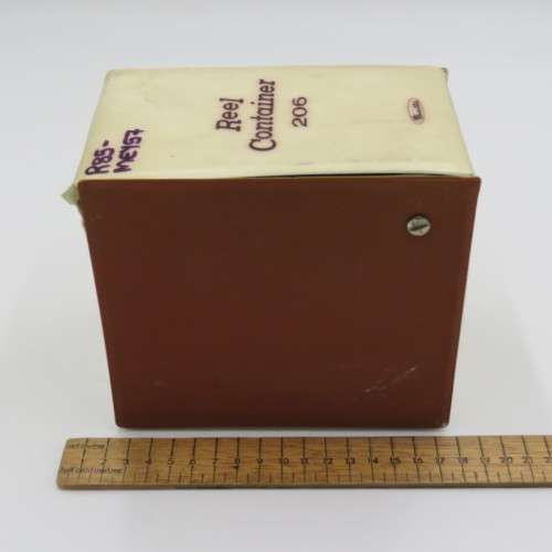Set of 6 vintage 8mm Cartoons in Minette Reel container - Movies titles listed