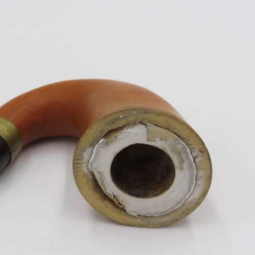 Handmade smoking pipe made of Calabash
