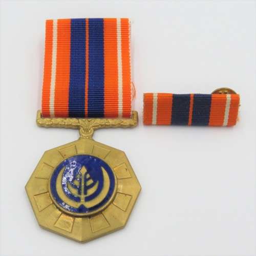 SADF Pro Patria medal in box - #154 854 - Fixed type