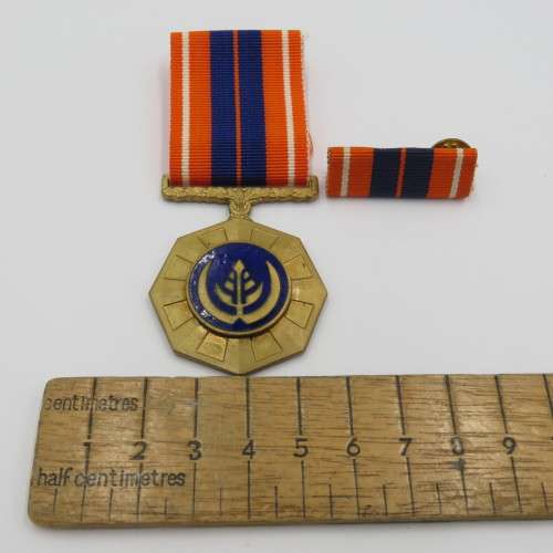 SADF Pro Patria medal in box - #154 854 - Fixed type