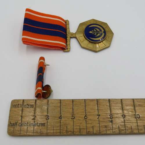 SADF Pro Patria medal in box - #154 854 - Fixed type
