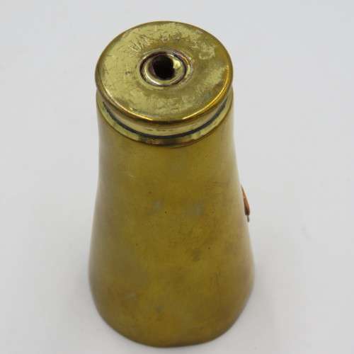 Vintage Rhodesia trench art shot glass made of bullet casing