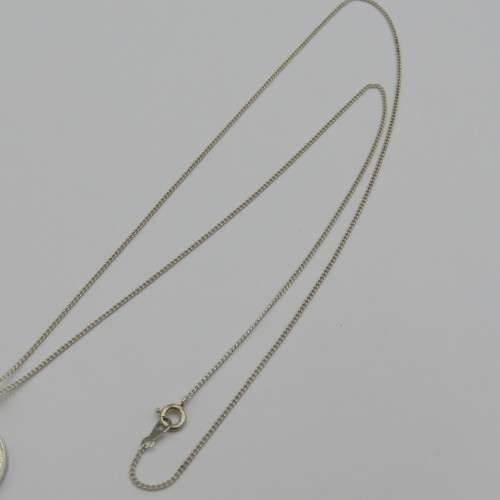 Sterling silver necklace with `Onse Vader` pendant - Weighs 4,2 g - Length 50 cm