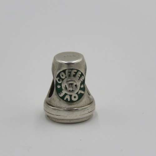 Beautiful Love Coffee charm - Weighs 3,7 g