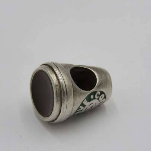 Beautiful Love Coffee charm - Weighs 3,7 g