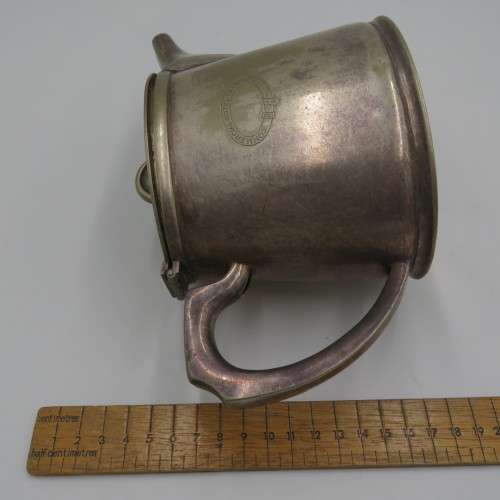 Commercial Hotel Caledon silverplated tea pot by Walker and Hall