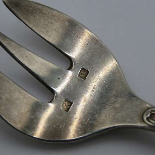 Set of 6 cake forks - Saglier Freres, Paris 18 Silverplate - Top quality - In original box