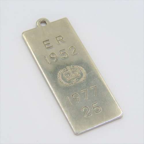 1952-1977 Queen Elizabeth 25 years keyring holder