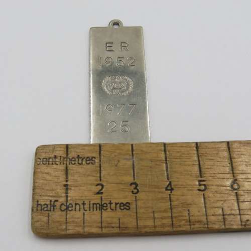 1952-1977 Queen Elizabeth 25 years keyring holder