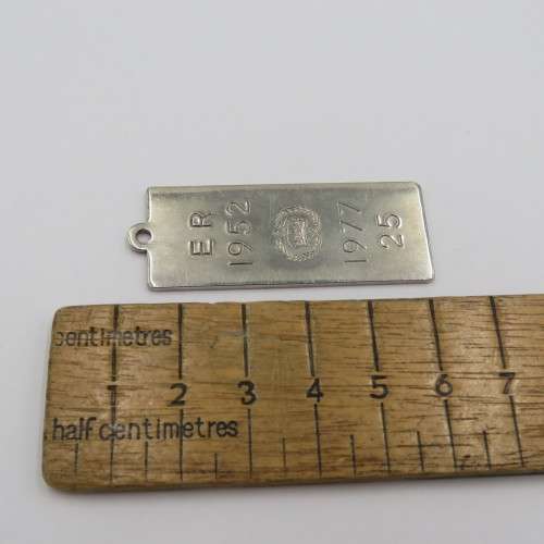 1952-1977 Queen Elizabeth 25 years keyring holder